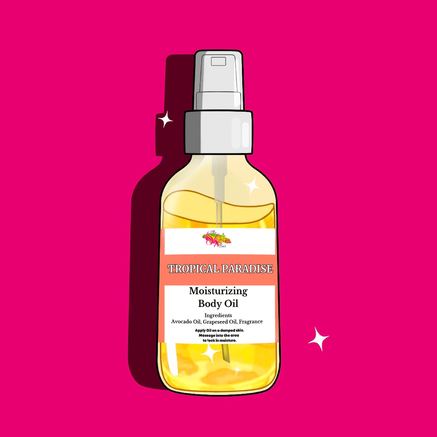 Tropical Paradise Moisturizing Body Oil