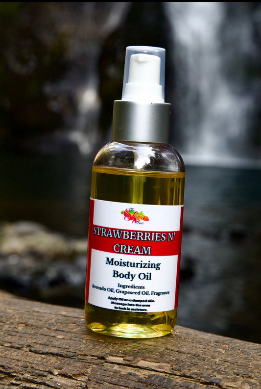 Strawberries & Cream Moisturizing Body Oil